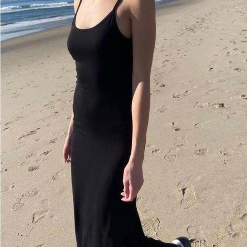 Brandy Melville Danyela Maxi Dress One Size Navy